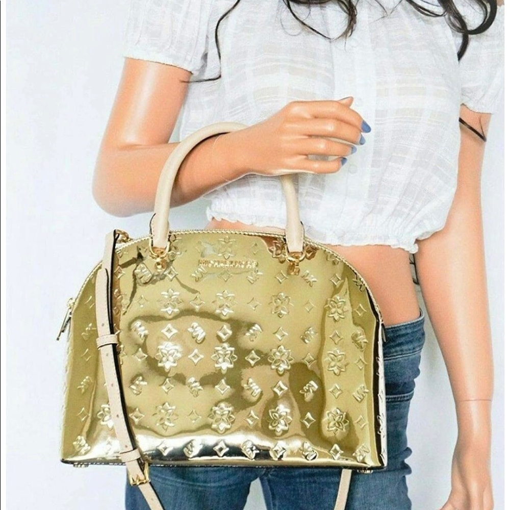 Michel kors Emmy Large Dome Satchel Bag Purse